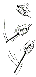 重型四節(jié)伸縮甩棍